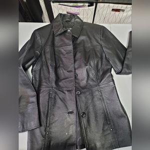 East 5th Leather Coat